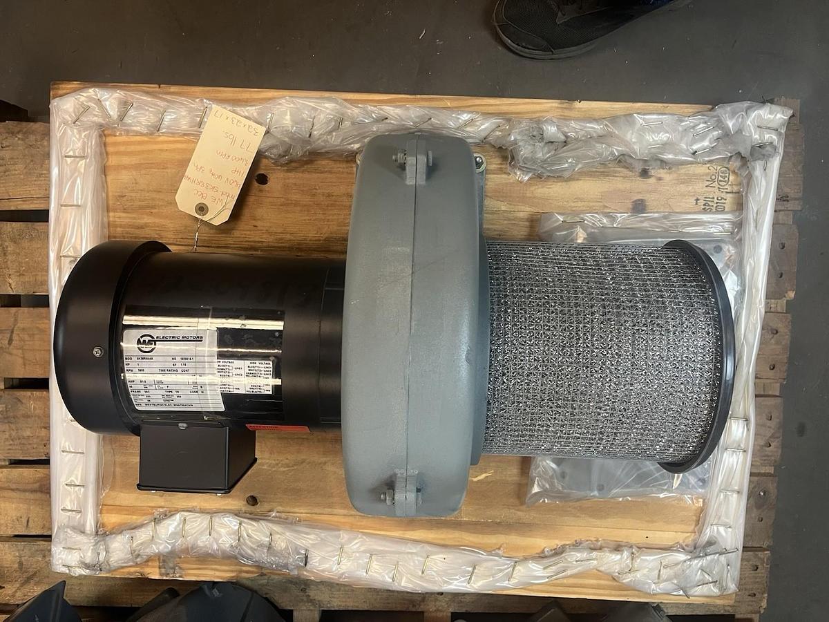 WE WESTBURGH ELECTRIC,5K38RN44A,BLOWER 1HP 3600RPM 3PH MOTOR