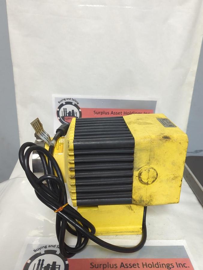 Used MILTON ROY,C711-277,METERING PUMP 120VAC 50/60HZ 3.5A PRE-OWNED