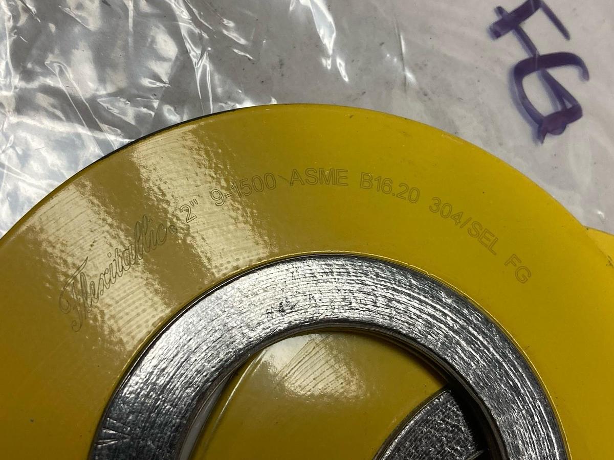 Flexitallic,9/1500 ASME,2 Inch Spiral Round Gasket B16.20 304/FG LOT OF 4