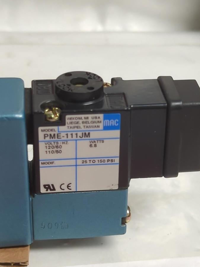 Used MAC VALVES,MV-A1C-A312-PM-11JM,SOLENOID VALVE PRE-OWNED
