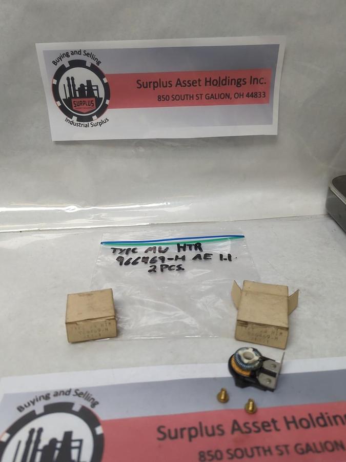 WESTINGHOUSE,966469-H AE1.1,TYPE MW OVERLOAD HEATER ELEMENT LOT OF 2 NOS