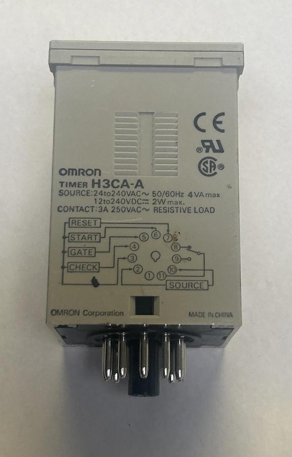 Used OMRON,H3CA-A,SOLID STATE TIMER