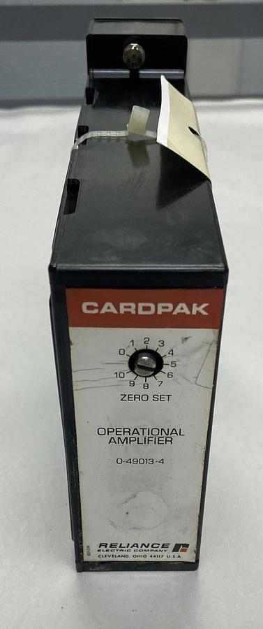 Used RELIANCE,0-49013-4,OPERATIONAL AMPLIFIER CARDPAK REFURBISHED