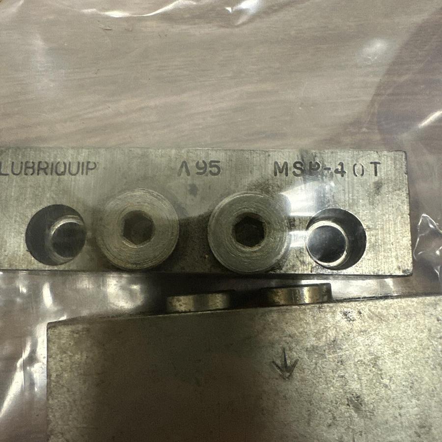 Used Lubriquip,MSP-40T,Hydraulic Divider Manifold LOT of 2