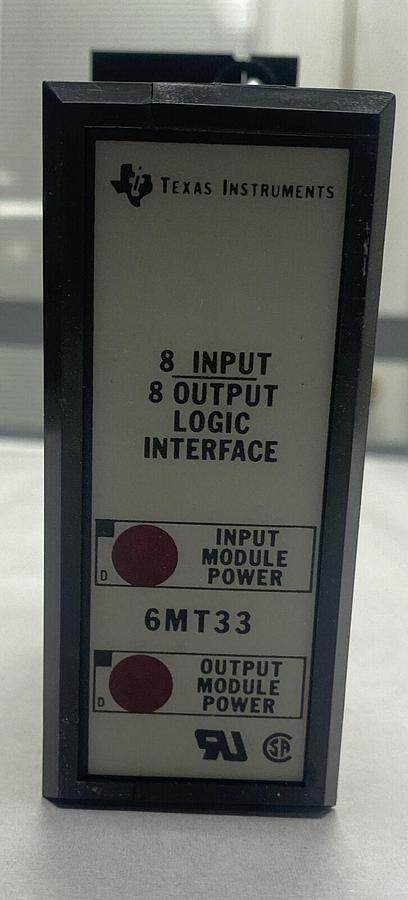 Texas Instrument,6MT33,Input/Output Logic Interface Module NOS