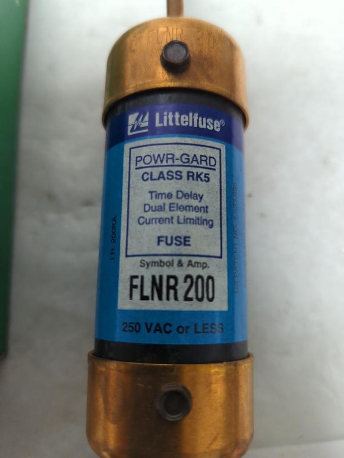 LITTELFUSE,FLNR-200,POWR-GARD 200 AMP FUSE NOS