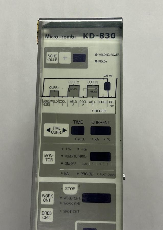 Used NAS TOA CO,MC-KD-830,MICRO-COMBI WELD CONTROLLER