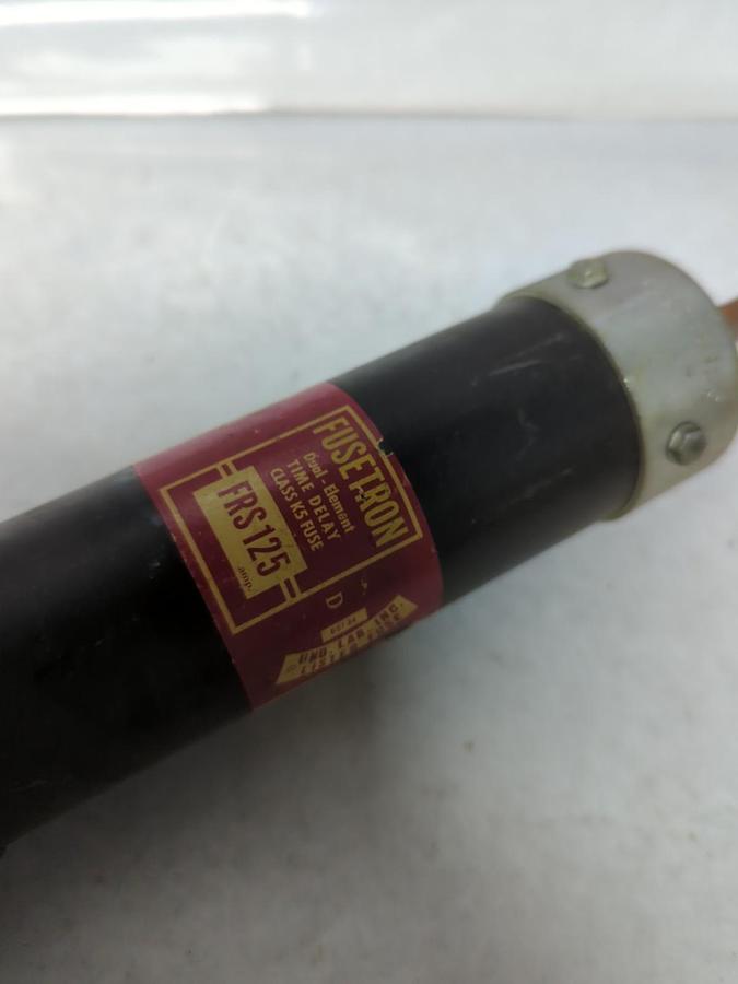 Used COOPER BUSSMANN,FRS-125,FUSETRON 125 AMP FUSE PRE-OWNED