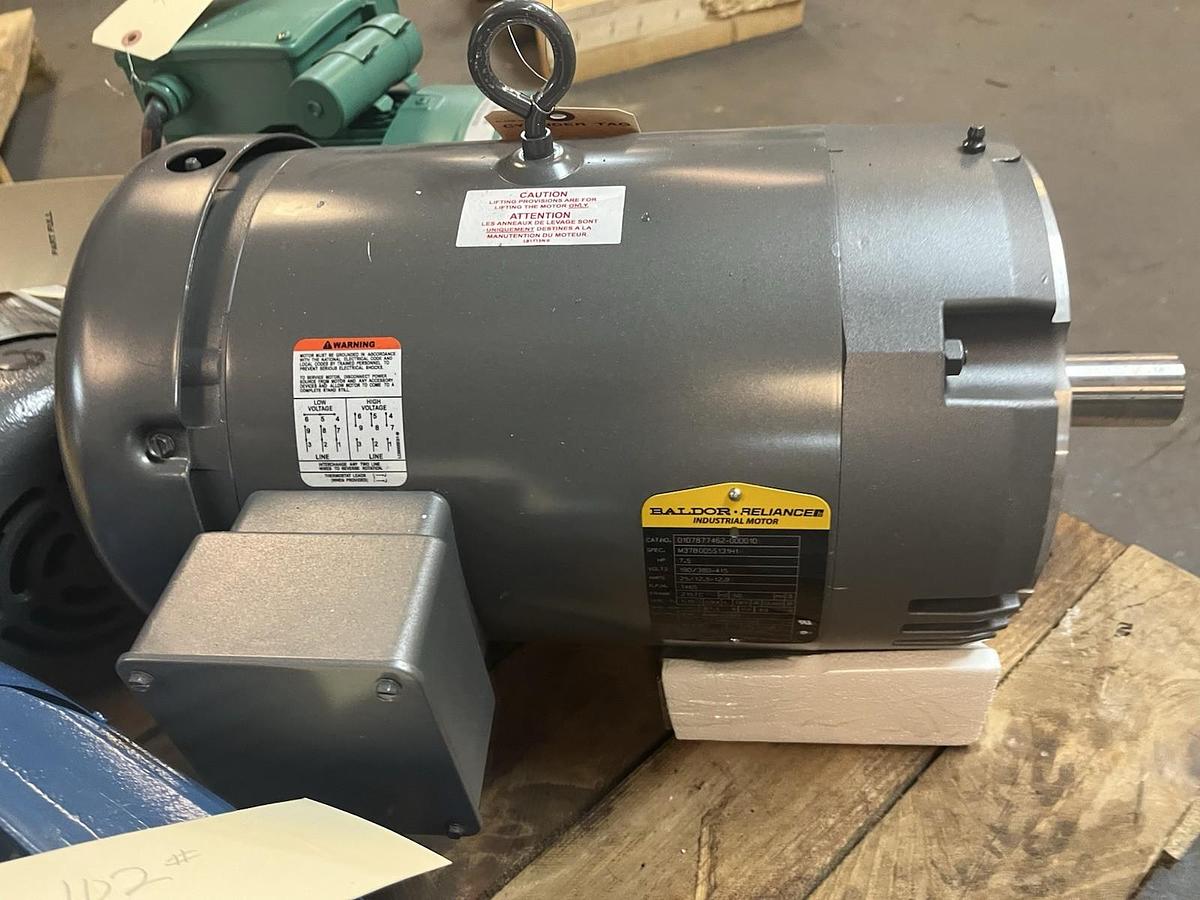 BALDOR,M37B005S1331H1,MOTOR 7.5HP 190/380-415V 50Hz 1465RPM 215TC