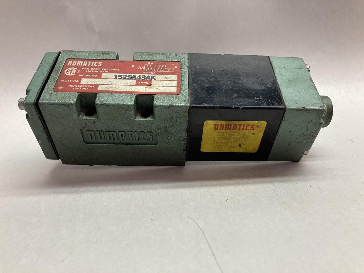 Used Numatics,152SA43AK,Solenoid Valve