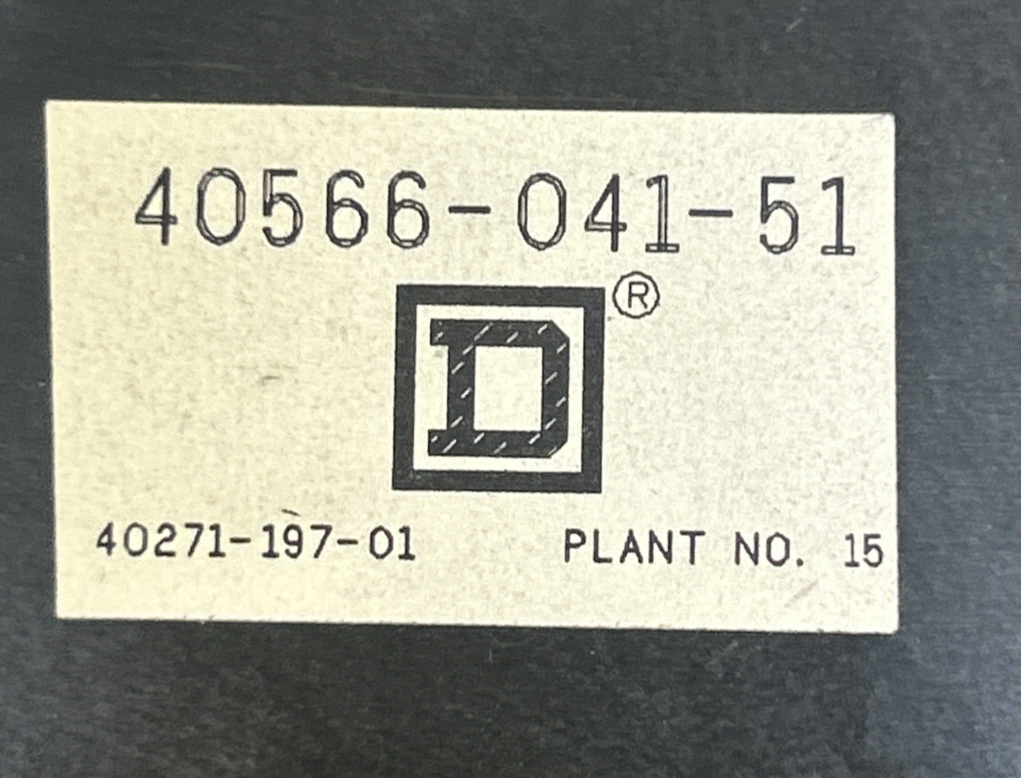 Used SQUARE D,40566-041-51,FUSE HOLDER LOT OF 2