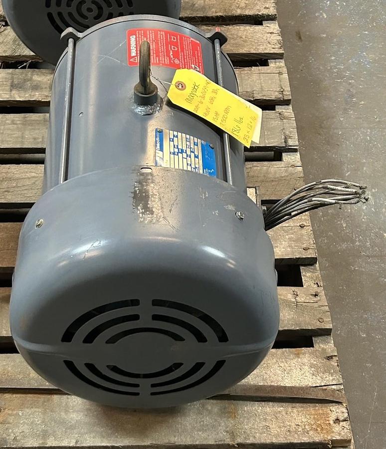 Used MAGNETEK,6-360659-40,AC MOTOR 15HP 230/460V 3500RPM 3PH S254T FRAME