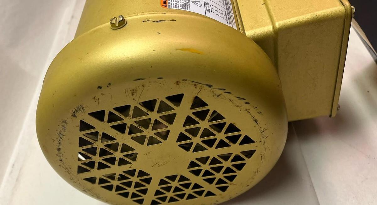 Used BALDOR,CEM3556,SUPER E MOTOR 1HP 3PH 56C 1155RPM