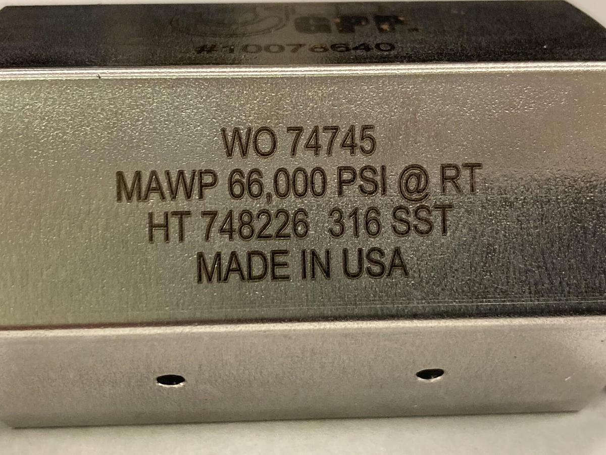 GPP,10078640,High Pressure Coupling Connectors 66000 PSI