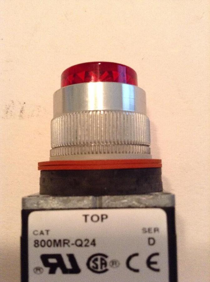 Allen-Bradley,800MR-Q24B,Pilot Light Blue  Series D