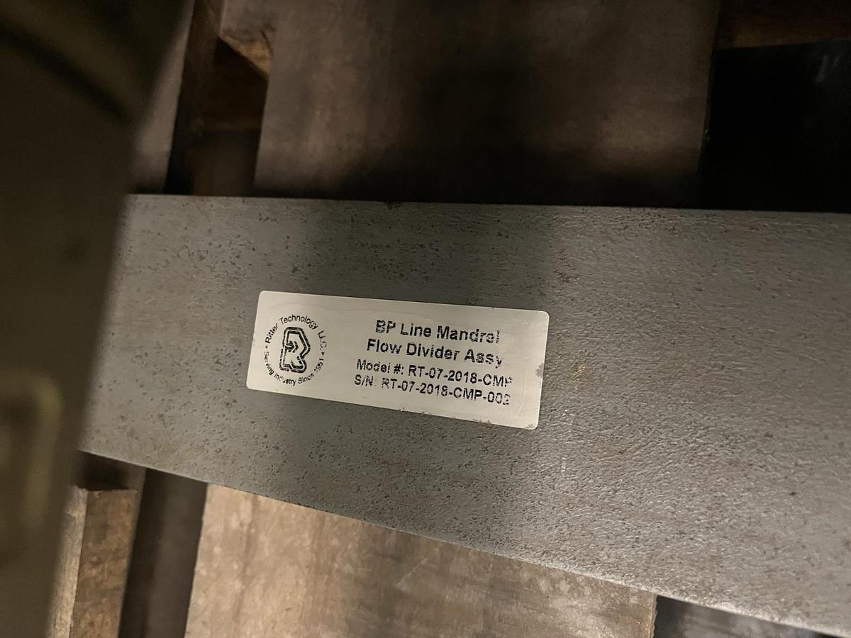 Used RITTER,RT-07-2018-CMP,HYDRAULIC FLOW DIVIDER ASSEMBLY