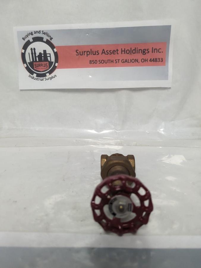 CRANE,431UB,BRONZE 3/8 INCH GATE VALVE NOS