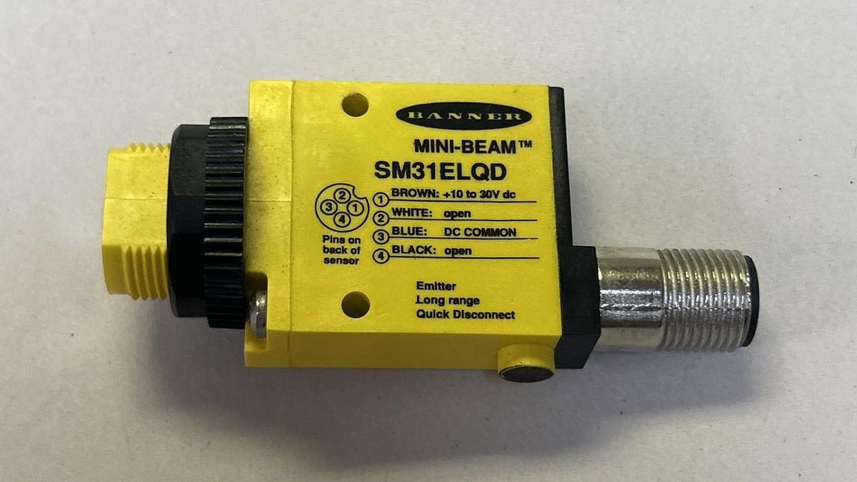 BANNER,SM31ELQD,PHOTOELECTRIC SENSOR NOS