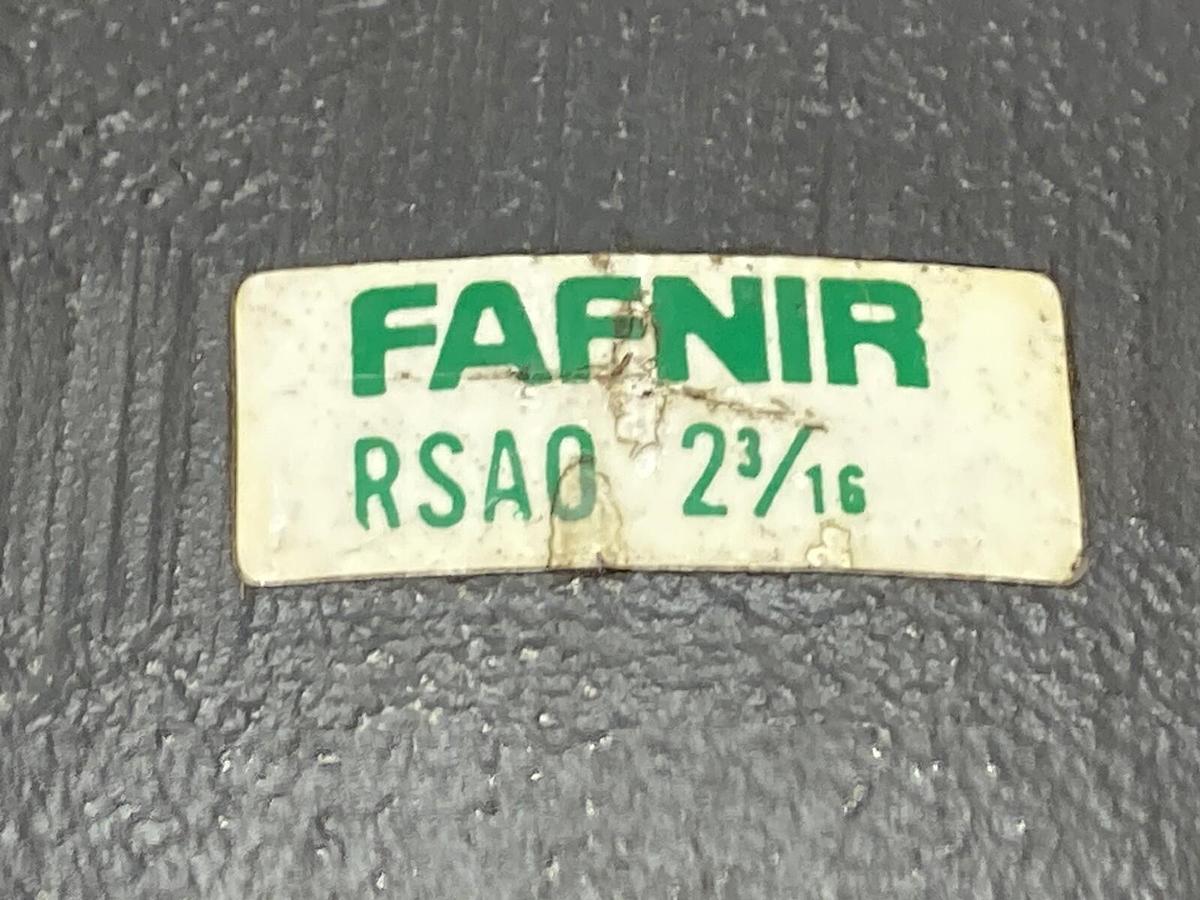 Used Fafnir,RSA0 3 3/16 Inch,2-Bolt Ball Pillow Block Bearing