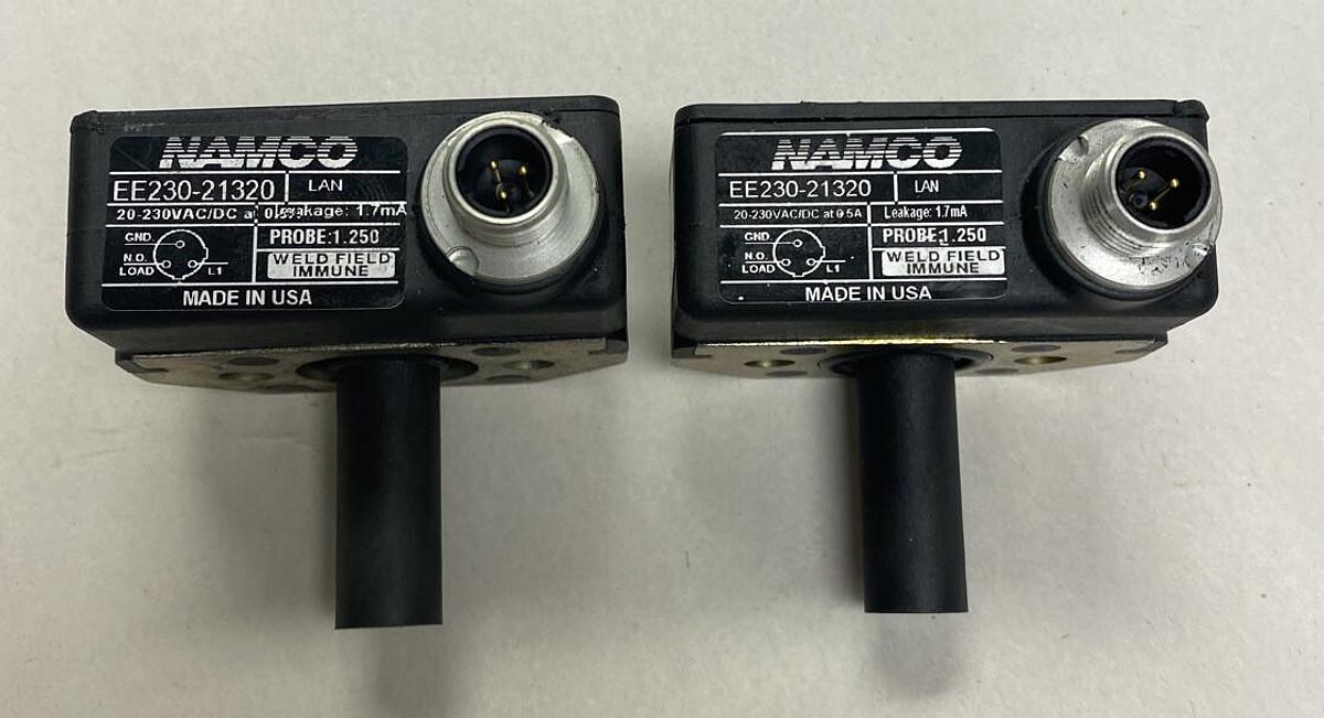 Namco,EE230-21320,Proximity Sensor 1500 PSI 20-230VAC .5AMP LOT OF 2 New