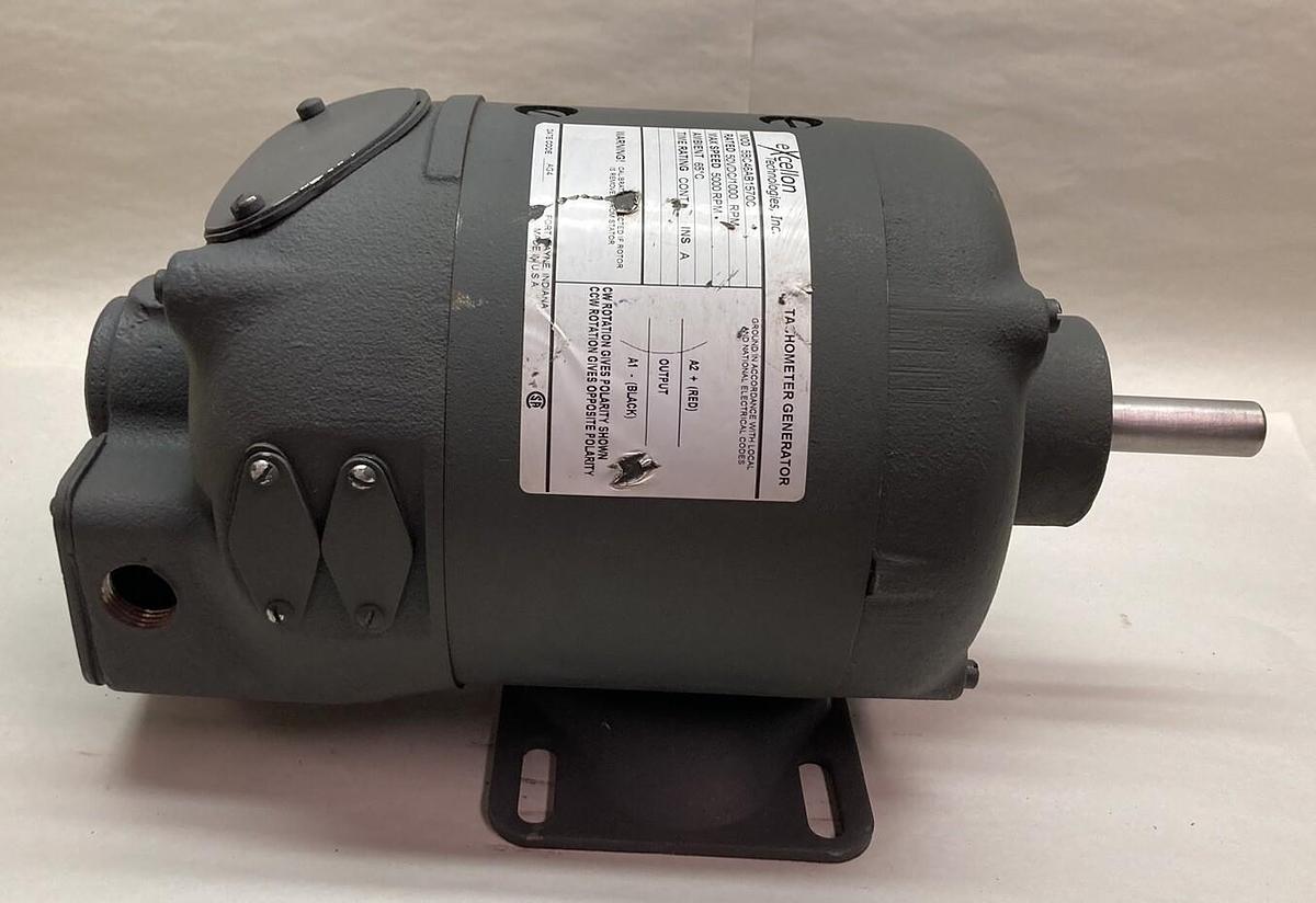 Used Excellon,5BC46AB1570C,Tachometer Generator 50vdc 1000-5000rpm
