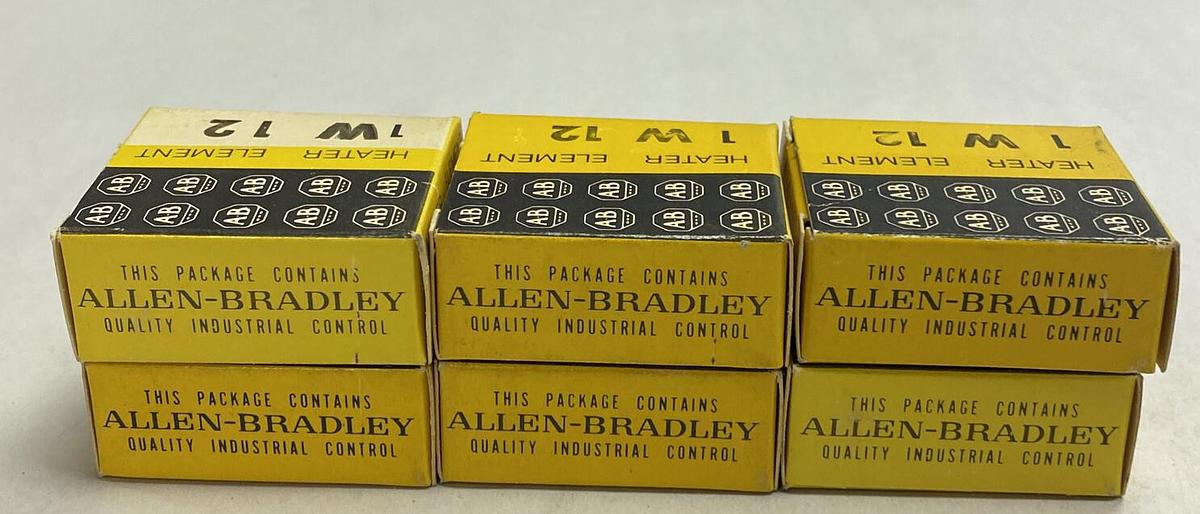 Allen-Bradley,W12,Heater Lot Of 6 New