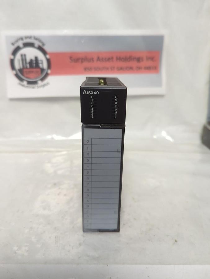 Used MITSUBISHI,A1SX40,INPUT MODULE UNIT PRE-OWNED