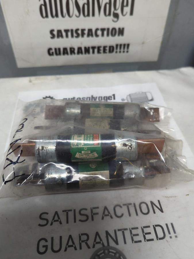 COOPER BUSSMANN,FRN-100,FUSETRON 100 AMP FUSES LOT OF 5 NOS