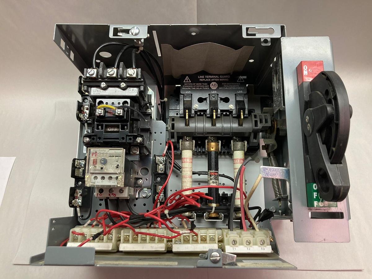 Used Allen-Bradley,2100 2112,Size 1 Fused MCC 12 Inch Starter Bucket