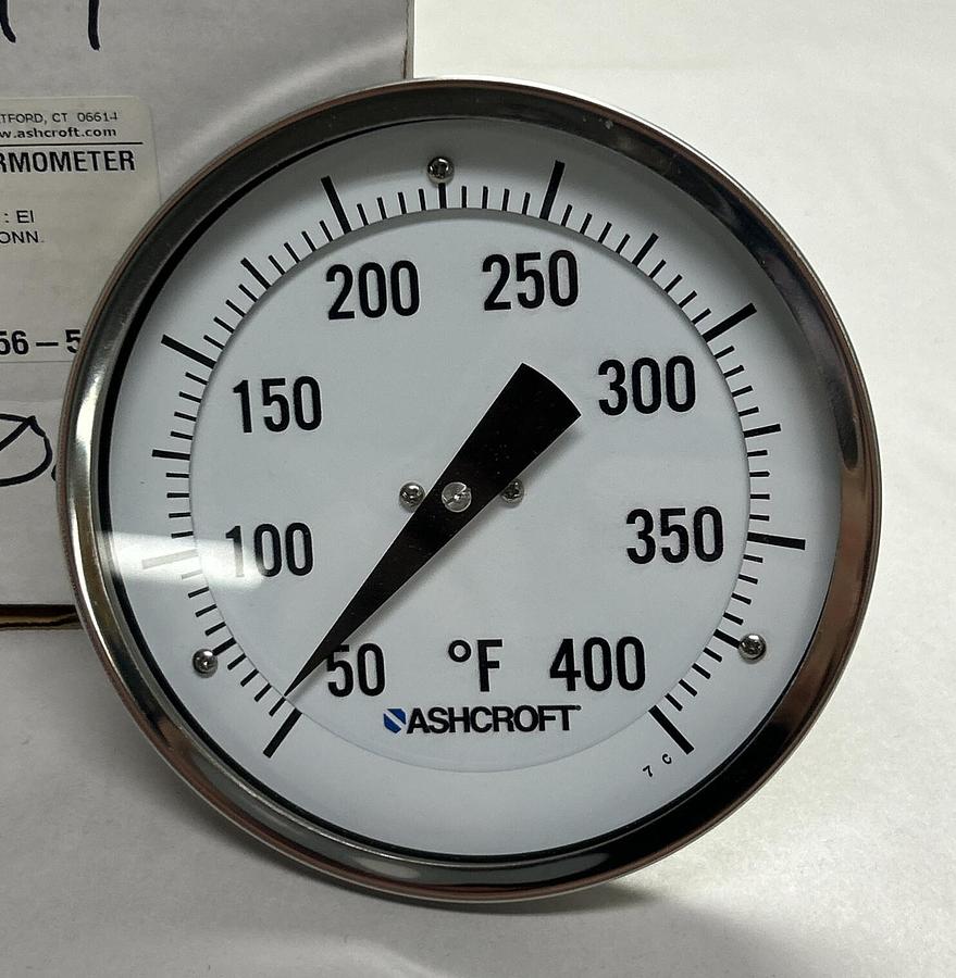 Used ASHCROFT,50-EI-60-R-040,BIMETAL THERMOMETER NEW