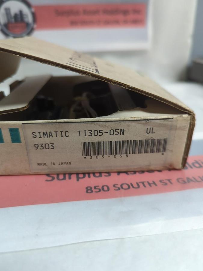 SIEMENS,TI305-05N,SIMATIC TI INPUT MODULE 305 SERIES NOS