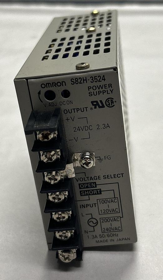 Used OMRON,S82H-3524,POWER SUPPLY