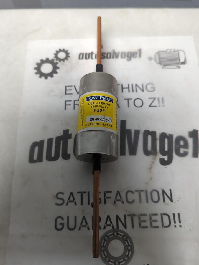 COOPER BUSSMANN,LPS-RK-125SP,LOW PEAK 125 AMP FUSE MISSING BOX