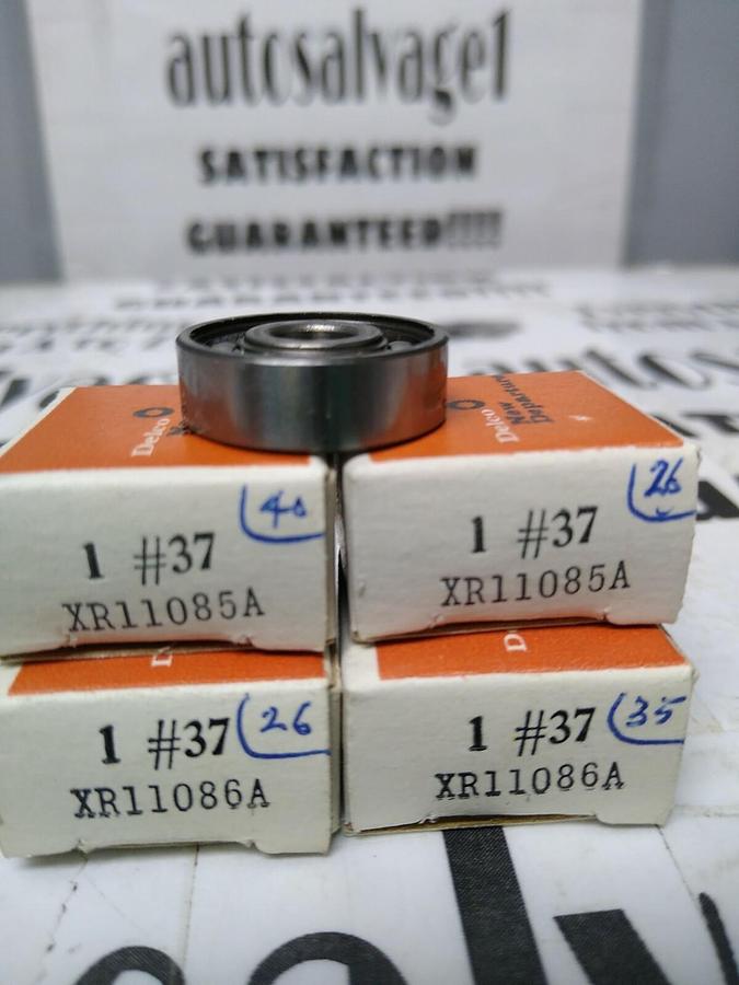 Used New Departure,#37,Single Row Ball Bearing Lot of 4 NOS