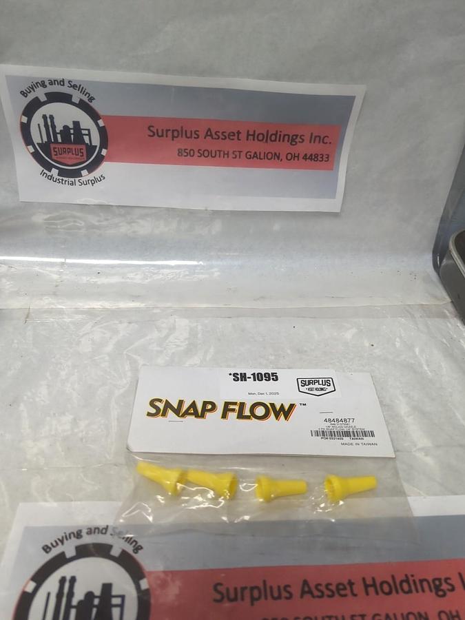 SNAP FLOW,48484877,1/8 INCH ROUND NOZZLE 4 PIECE PACK NOS