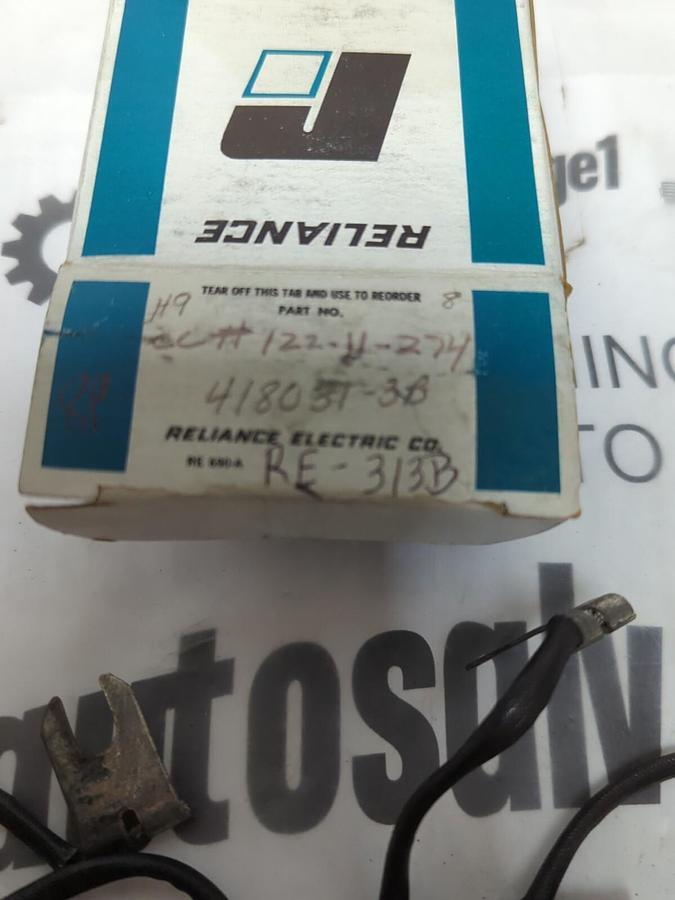 RELIANCE ELECTRIC,RE313B,CARBON MOTOR BRUSHES BOX OF 8 BRUSHES NOS