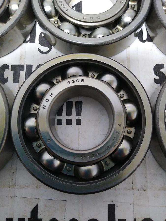 New Departure,3308,Deep Groove Ball Bearing NO BOX!! Lot of 6 NOS