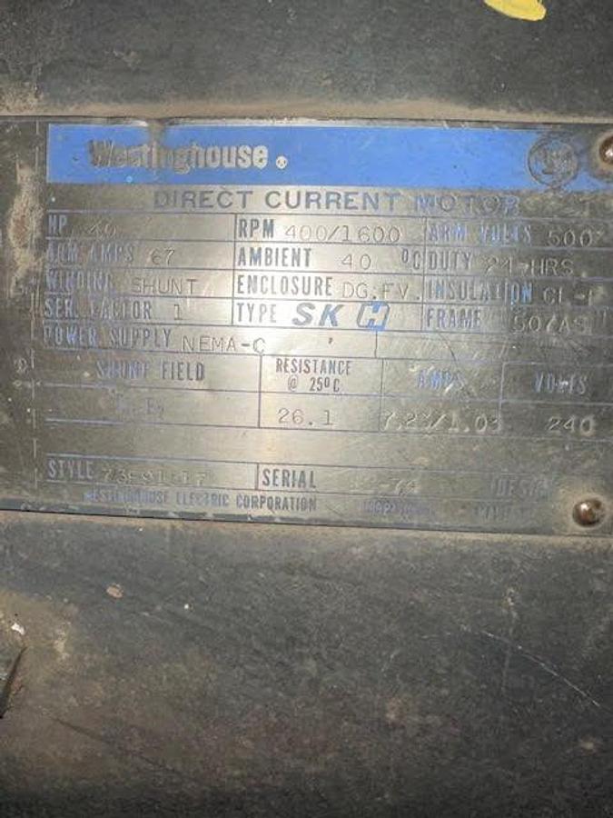 Used Westinghouse 507AS