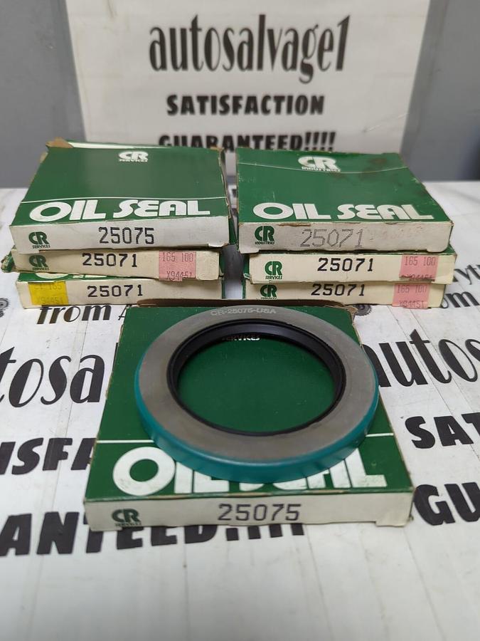 CHICAGO RAWHIDE,25075,OIL SEALS LOT OF 7 NOS