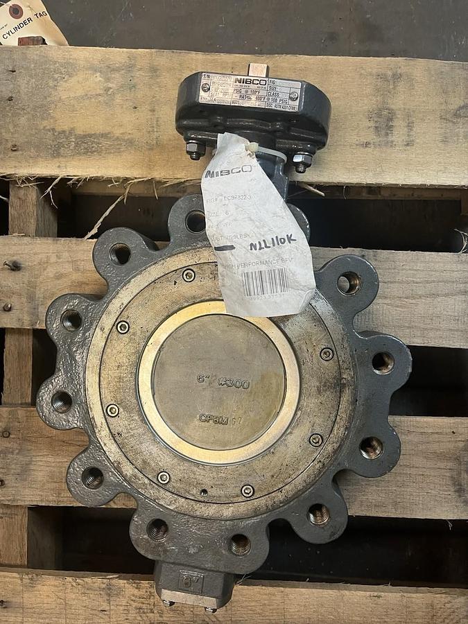 NIBCO,LC7822-3,SIZE 6 BUTTERFLY VALVE CLASS 300