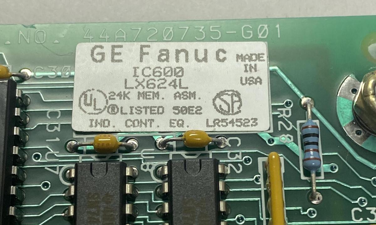 Used GE FANUC,IC600LX624L,16K LOGIC MEMORY MODULE
