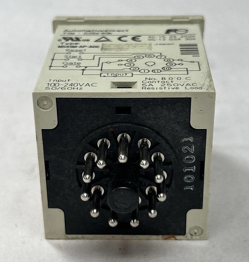 Used AUTOMATION DIRECT,MS4SM-AP-ADC,TIMER RELAY