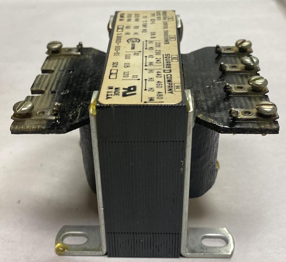 Used Square D,9070E01,Industrial Control Transformer NOS