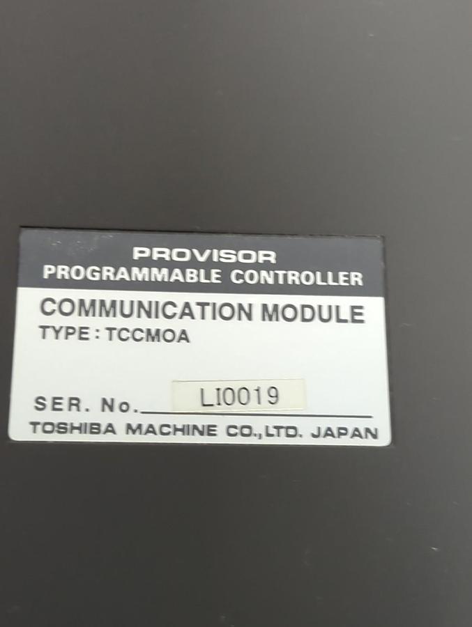 Used TOSHIBA,TCCMOA,COMMUNICATION MODULE PROVISOR PROGRAMMABLE CONTROLLER PRE-OWNED