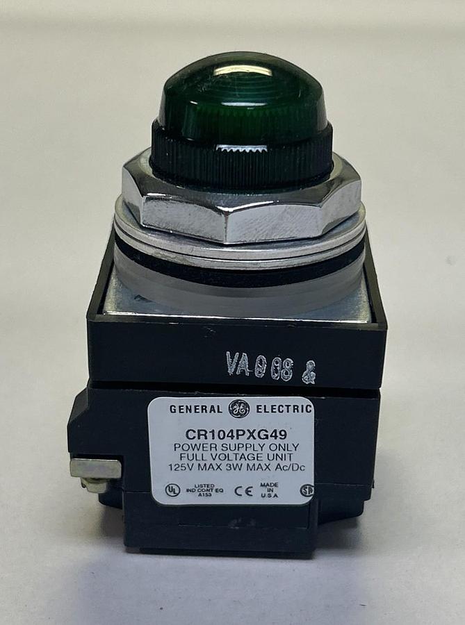 GENERAL ELECTRIC,CR104PXG49,GREEN INDICATING LIGHT NOS