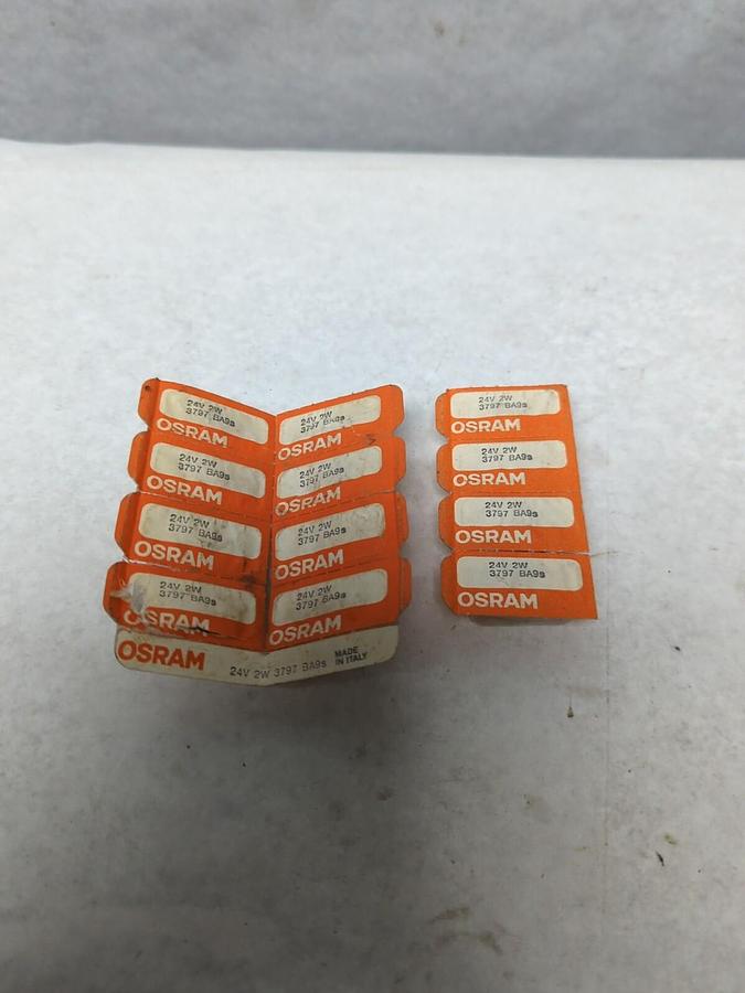 OSRAM,3797,LIGHT CABIN BULB BA9s24V 2W LOT OF 12 NOS