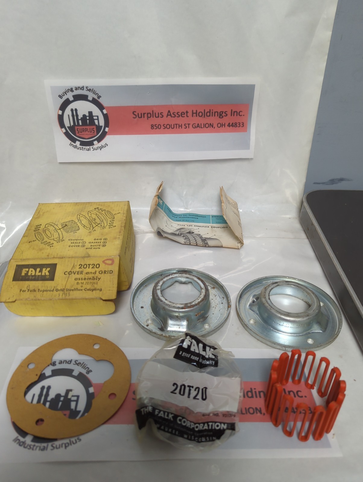 FALK,707061,20T20 COVER & GRID ASSEMBLY FOR TAPERED COUPLINGS NOS