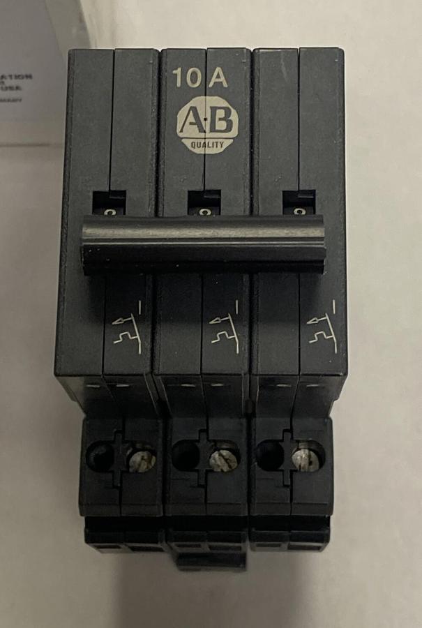 Used ALLEN BRADLEY,1492-GS3G100,SER A MINI CIRCUIT BREAKER NEW