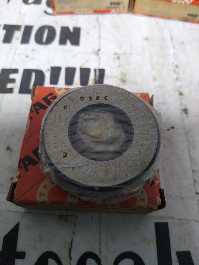 FAG,51203,THRUST BALL BEARING LO TO F 9 NOS