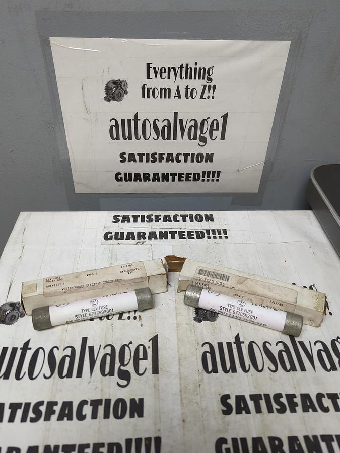 WESTINGHOUSE,677C593G01,TYPE  CLV FUSE 600N/2 AMP LOT OF 2 NOS